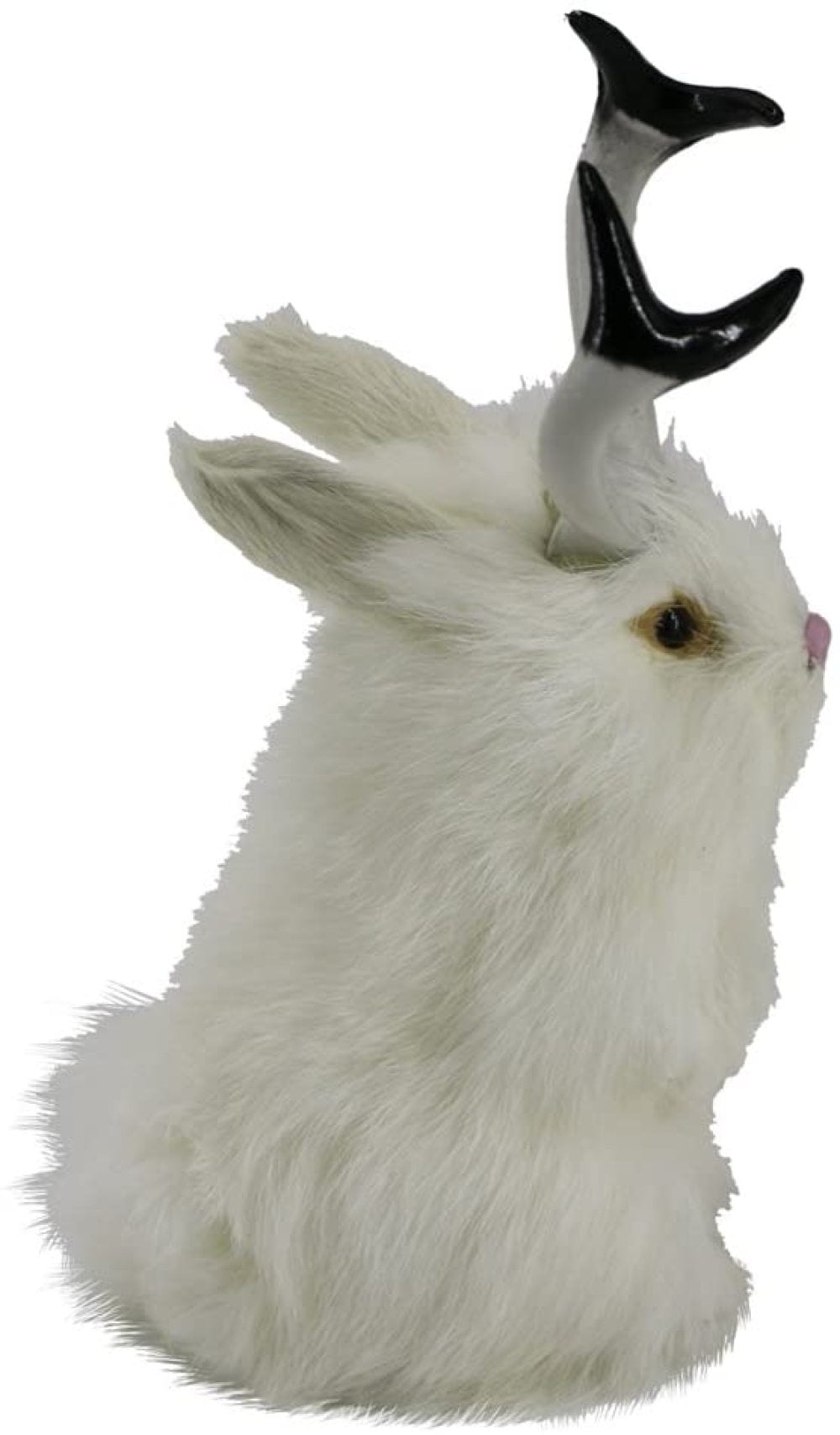 Realistic Lifelike Rabbit Fur Furry Animal R1828GY 