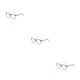thumbnail image 5 of Jumpingount Montura para gafas de lectura, monturas para gafas flexibles, montura redonda antideslizante, soporte integrado para la nariz, rosa y Type1 NO1, 5 of 6