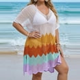 thumbnail image 5 of Wowcloth Women's Sheer V-Neck Loose Fit Casual Dress Cover-Up for Daily Wear, 5 of 6