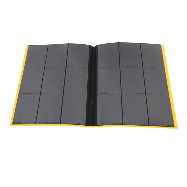 Classeur de Cartes à 9 Pochettes, Classeur de Collection de Cartes avec Pochettes de Chargement, Classeur de Cartes de Collection pour TCG, Cartes de Jeu, Cartes de Sport