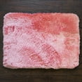 Bath Rug, Non Skid Back, Soft Faux Fur St. Lucia Prima 17" x 24"