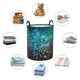 thumbnail image 4 of Fotbe Colorful Rainbow Glitter Cesto de Ropa con Asas, Cesto Impermeable de Gran Capacidad, Bolsa de Lavado para Dormitorio, Cesto de Ropa con Ruedas y Asas-Medium, 4 of 6