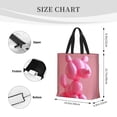 thumbnail image 3 of Balery Pink Balloon Puppy Art Bolsa de Mano para Mujeres con Cremallera, Bolsa de Gimnasio con Compartimentos, Bolsa para Laptop, Bolsa para Trabajo, 3 of 7