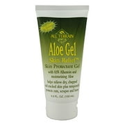 All Terrain Natural Aloe gel Skin Relief, Skin Protectant, 5oz, With Moisturizing Aloe  Allantoin