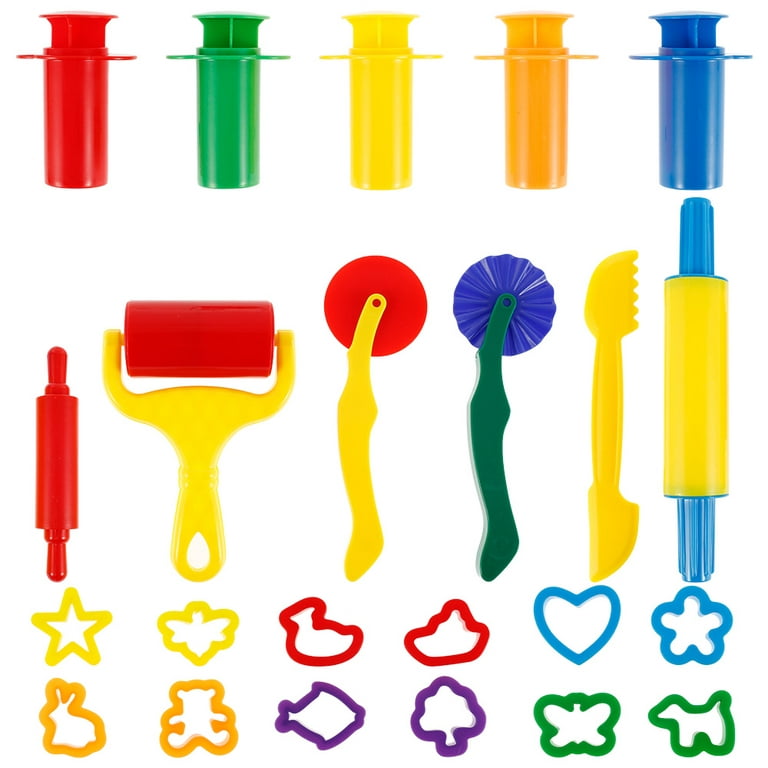 Willstar DIY Playdough Clay Mold Dough Tools Set Plasticine Tools  Educational Toy(Playdough Clay Not Included) 