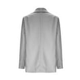 thumbnail image 5 of Sriper Women's Long Sleeve Blazer Fall Work Clothes 2025, Business Casual Office Jacket, Comfortable Professional Coat, Classic Lapel Ropa Para Mujer Gray S, 5 of 6