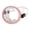 Pink, variant on DYNWAVECA Single Lens Diving Mask Eyewear Waterproof Large Frame Comfortable, Oval Shape Snorkeling Glasses for Spearfishing, Fisherman Fluorescent Yellow