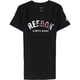 thumbnail image 1 of Reebok Womens Always Merry Graphic T-Shirt black XS, 1 of 2