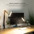 thumbnail image 6 of LED Desk Lamp with Swing Arm, Clamp-On, Dimmable, 5 Brightness Levels, 5 Color Temperatures, Touch Control, Eye-Caring, Adjustable for Home Office & Crafting, 6 of 11