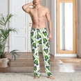 thumbnail image 5 of Mens Pajama Pants - Soft Sleep & Lounge Pants for Men, green rainbow car Cuteness Casual PJ Bottoms Pants with Pockets, 5 of 5