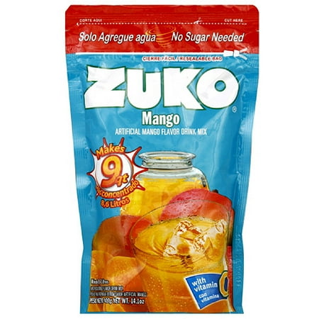 ***Discontinued by Kehe 07_20***Zuko Mango Drink Mix, 14.1 oz (Pack of 12)