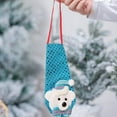 thumbnail image 3 of Christmas Tie, Light Up Christmas Tie, Kids and Adults Christmas Party Tie with Santa Claus Reindeer Snowman Teddy Bear Designs, Soft Polyester 20x8cm Lightweight Holiday Accessory, 3 of 7