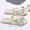 Beige, variant on Women's Foldable Flip Flops Soft Sole Travel Sandals Non-Slip Portable Beach Slippers Lightweight Summer Beige 6-6.5