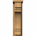 thumbnail image 2 of 6"W x 14"D x 22"H Pescadero Rough Sawn Corbel w/Backplate, Western Red Cedar, 2 of 9