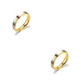 thumbnail image 1 of Sonducket Pareja anillo dedos colgante joyería de moda ligero a prueba de herrumbre sin rebabas compromiso tipo ajustable 4MM tipo 6 4MM 2piezas, 1 of 6