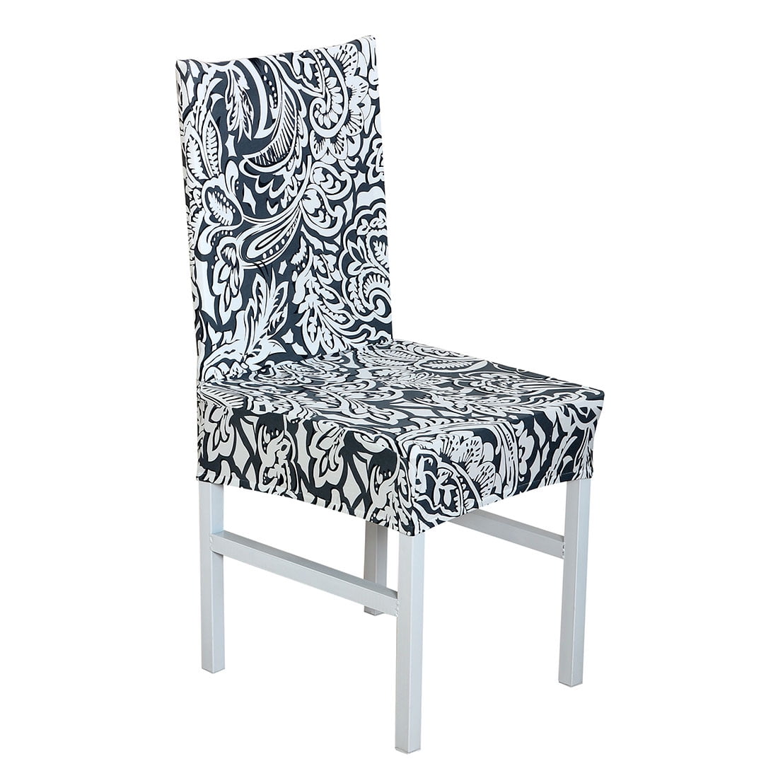 Unique Bargains Stretch Spandex Dining Chair Slipcovers Short Chair