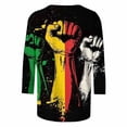 thumbnail image 5 of Xuyuer Black History Shirts Women Black History Month T-Shirt Print Round Neck Casual And Loose Tee Tops African American Shirts, 5 of 5