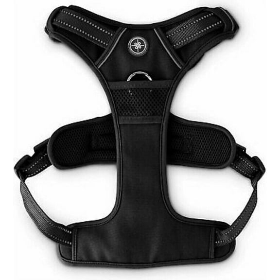 G2G Bar Front Walking Dog Adjustable Harness, Black, Large (8.01 oz)