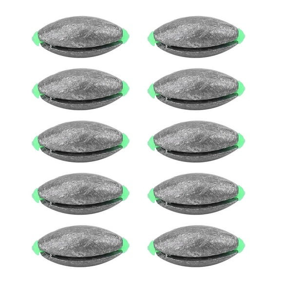 10 pcs Sinker Weight Fishing Downshot Weights Saltwater Sinkers Fish Accessories