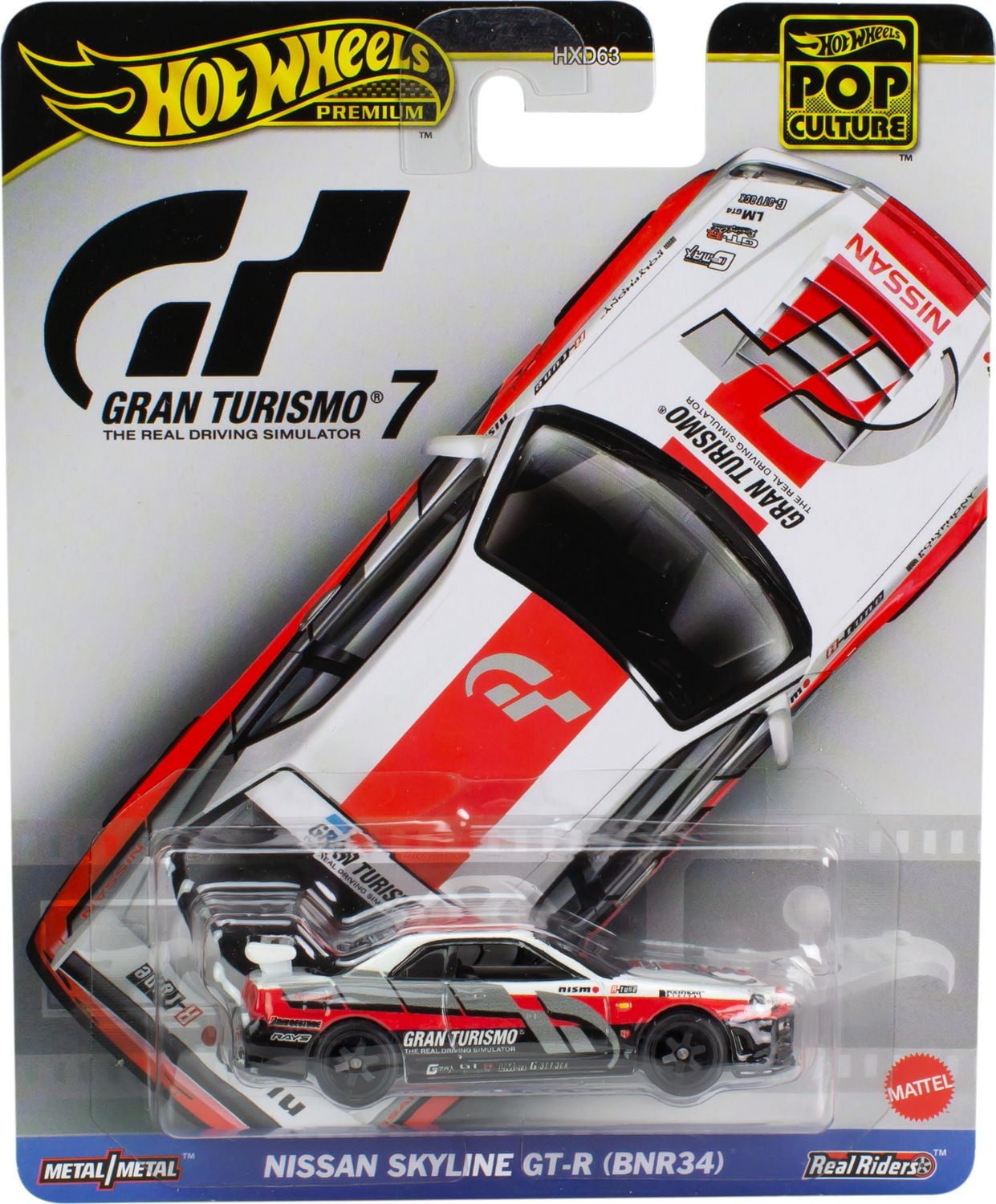Hot Wheels Retro Entertainment 1:64 Scale Nissan Skyline GT-R (BNR34), Fast & Furious Die-Cast Toy Car