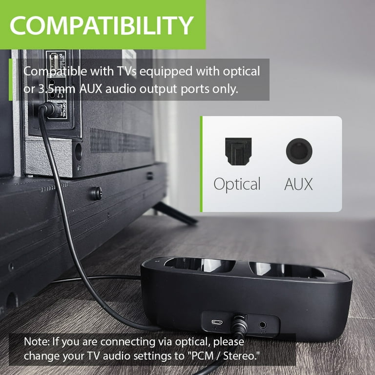 Avantree Wireless Headphones for TV, 35hrs Playtime, No Lip-Sync