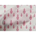 thumbnail image 5 of oneOone Cotton Cambric Pink Fabric Block Craft Projects Decor Fabric Printed By The Yard 42 Inch Wide, 5 of 5