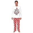 thumbnail image 3 of Christmas Family Matching Pajamas Set, Festive Santa Print with Coordinating Dog Outfit, Size NB - Men 6XL And Pets, 3 of 7