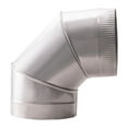 thumbnail image 2 of Conector de tubo de codo de estufa de 90°, accesorio de chimenea de codo, resistente al óxido para ventilación de cocina, tubo adaptador de conducto Identificación 135 cm, 2 of 8