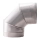thumbnail image 1 of Conector de tubo de codo de estufa de 90 degree, accesorio de chimenea de codo, resistente al óxido para ventilación de cocina, tubo adaptador de conducto Identificación 135 cm, 1 of 8