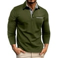 thumbnail image 2 of VJATTWR Men's T-Shirts Long Sleeve Crew Neck Classic Fit Tee Regular Big & Tall S-3Xl Workout Breathable Casual Menswear Tops Streetwear Solid Xl, 2 of 4