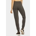 thumbnail image 3 of DailyWear Womens Juniors Lightweight Soft Cotton Jogger Pants Charcoal, Large, 3 of 4