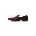 thumbnail image 5 of Stacy Adams Mens Swagger Studded Slip-On Loafer Burgundy 11, 5 of 7
