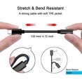 thumbnail image 4 of Usb-C To 3.5 Mm Headphone Adapter, 2 PcsType C To 3.5 Mm Aux Audio Headphone Dongle Connection Cable For Ipad Pro, Oneplus 6t / 7 Pro, Huawei P30 Pro / Mate 20, Black, 4 of 4