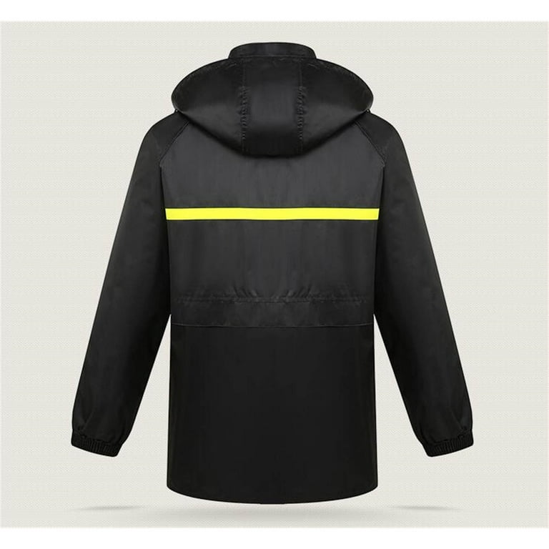 YUHAOTIN Rain Ponchos for Adults Plus Size Men s Two Tier Rain Suits Rain Jacket with Pants High Visibility Rain Gear Cute Rain Ponchos for Women Rain Ponchos for Women Reusable Walmart