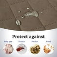 thumbnail image 5 of Recliner Covers Recliner Chair Cover Furniture Protector Washable Couch Cover with Elastic Straps for Pets Brown Recliner, 5 of 14