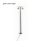thumbnail image 2 of Advancent Mini modelo de poste de luz, decoraciones para el hogar, luz LED de vía férrea, lámpara para escaleras, patios, accesorios de diseño, Artesanía Verde (luz cálida) Advancent HA064663-06, 2 of 6