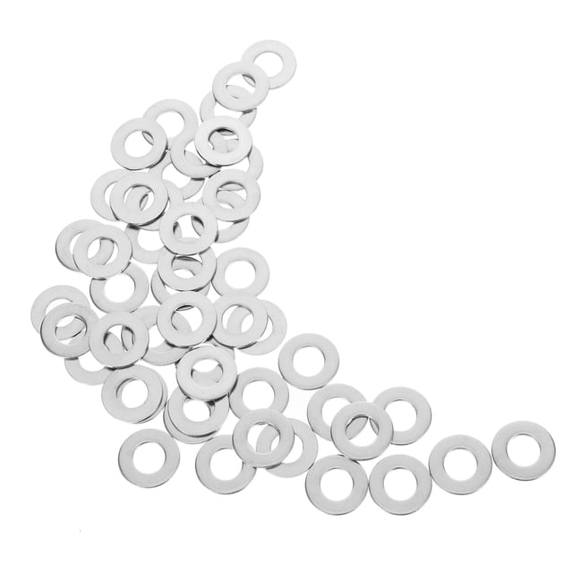 50 Pcs Rondelles Plates 304 Fixations Rondelles pour Vis Joints d'Étanchéité de Rondelle Plate 3/8 Rondelles Plates en Acier Inoxydable Rondelles pour Réparation Générale Rondelle pour Réparation Acier Inoxydable 304 Argent