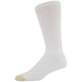 thumbnail image 4 of Calcetines GOLDTOE 656S de algodón tipo crew para deporte, 6 pares, talla XL, 4 of 5