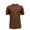 Brown, variant on Men's Polo Shirts Retro Knit Shirt 70s Vintage Striped Knit Cardigan Shirt Short Sleeve Button Down Golf Shirts(Light Blue,3XL)