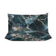 thumbnail image 3 of 3 Pcs Soft Bedding Set, Includes 1 Duvet Cover with Zipper And 2 Pillow,Shams Marble Texture King(102"×90"), 3 of 8