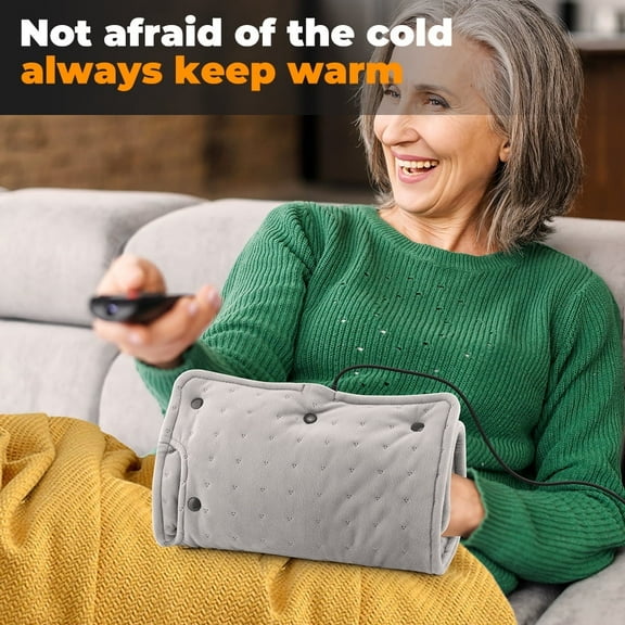 2-in-1 Heating Pad Hand Warmer, Portable Heated Gloves Handwarmers Bag with Plug-in, USB Fast Electric Heating Pouch Waterless for Women,Kids, Hunting,Camping& Christmas Gifts