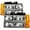 Chrome Housing, variant on AKKON - For 94-99 GMC Full Size Pickup Truck Suburban Sierra Headlights w/Corner + Bumper Signal Lamps 8pcs Set
