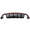 Red, variant on Ikon Motorsports Compatible with 15-23 Dodge Charger SRT V3 Style Rear Diffuser with Red Reflective Tape