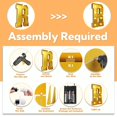 thumbnail image 4 of Imprsv 3FT Gold Marquee Light Up Letters & Numbers For Birthday Gold Party Decorations Large Gold Marquee Letters & Numbers For Baby Shower Wedding, 4 of 4