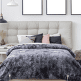 thumbnail image 2 of GARVEE Electric Heated Blanket King Size,100"x90" Soft Thicken PV Plush Heat Throws with Dual Control,5 Heating Levels & 10 Hours Auto Off,Grey Tie-Dye, 2 of 7