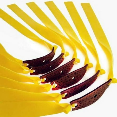 Elastic Rubber Bands for Slingshot Replacement Rubber Hunting Ropes Flat Slingshot Rubber Band Rubber Bands for Slingshot 12 Piece