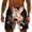 Black-A, variant on Daiosportswear Men's Funny Animal Print Quick-Dry Swim Trunks with Drawstring Waist Blue-C XXXL(XXXL)