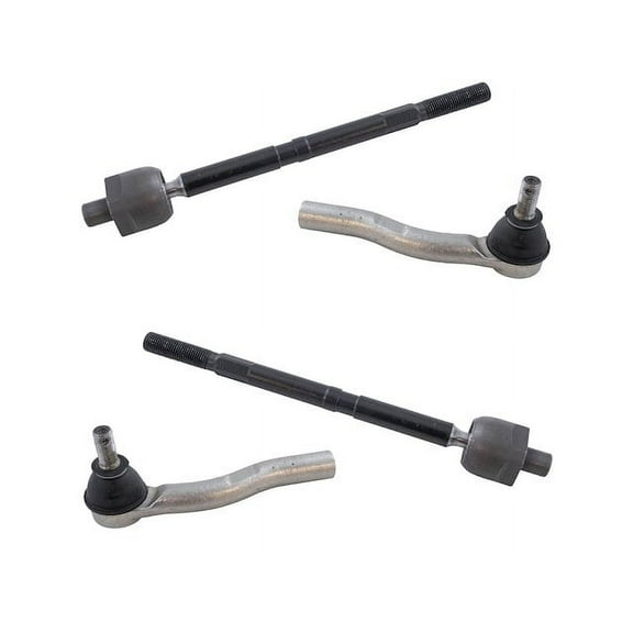 Front Tie Rod End Set 4 Piece - Compatible with 2012 - 2016 Honda CR-V 2013 2014 2015