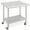 With tailgate + wheels, variant on Stainless Steel Prep Table 36 x 24 Inches Kitchen Work Tables with Wheels NSF Commercial Worktable for Restaurant and Home