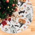 thumbnail image 5 of Coolnut Halloween Christmas Tree Skirt Halloween Tree Skirt, for Holiday Party Home Christmas Day Ornaments36", 5 of 6